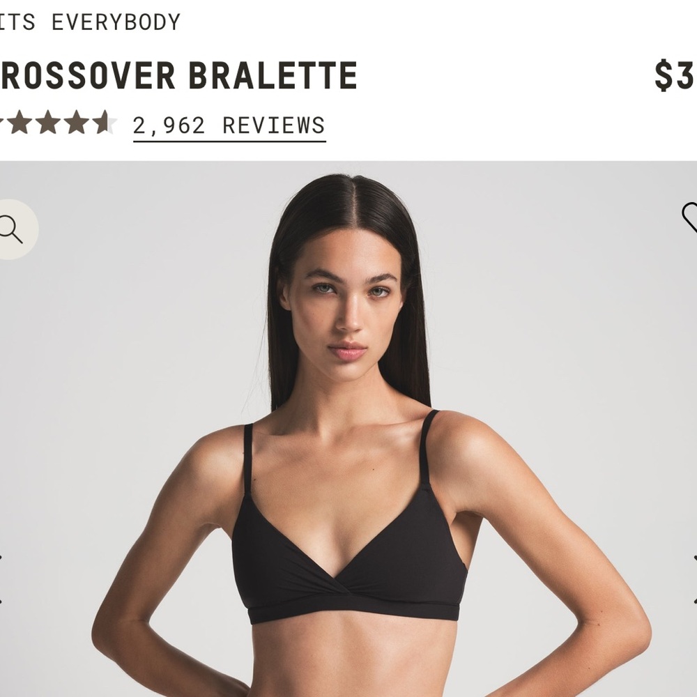 SKIMS Fits Everybody Crossover Bralette